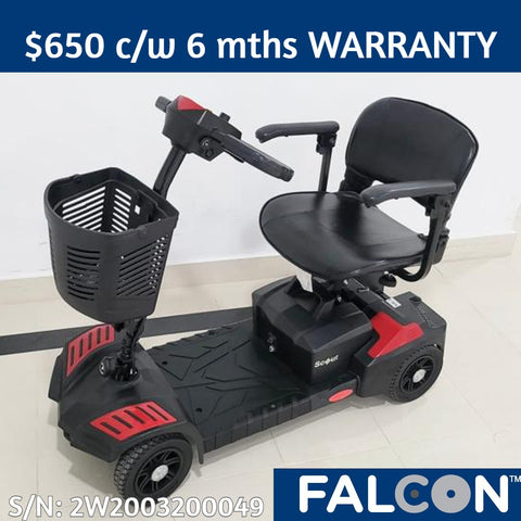 Used Scout 4-Wheel Mobility Scooter c/w 6 months WARRANTY