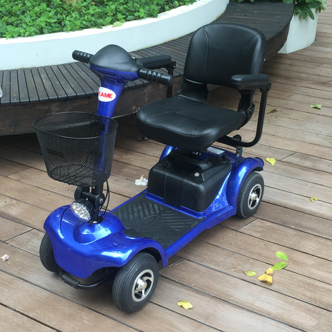 Brand New Akame 4-Wheel Mobility Scooter (Blue)