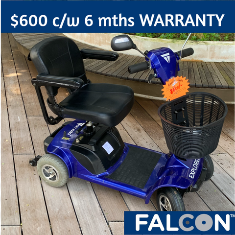 Pre-Owned Tornado Explorer 4-Wheel Mobility Scooter c/w 6 months WARRANTY