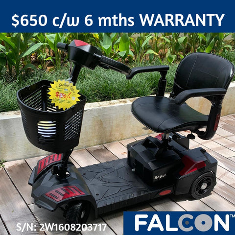 Used Scout 4-Wheel Mobility Scooter c/w 6 months WARRANTY